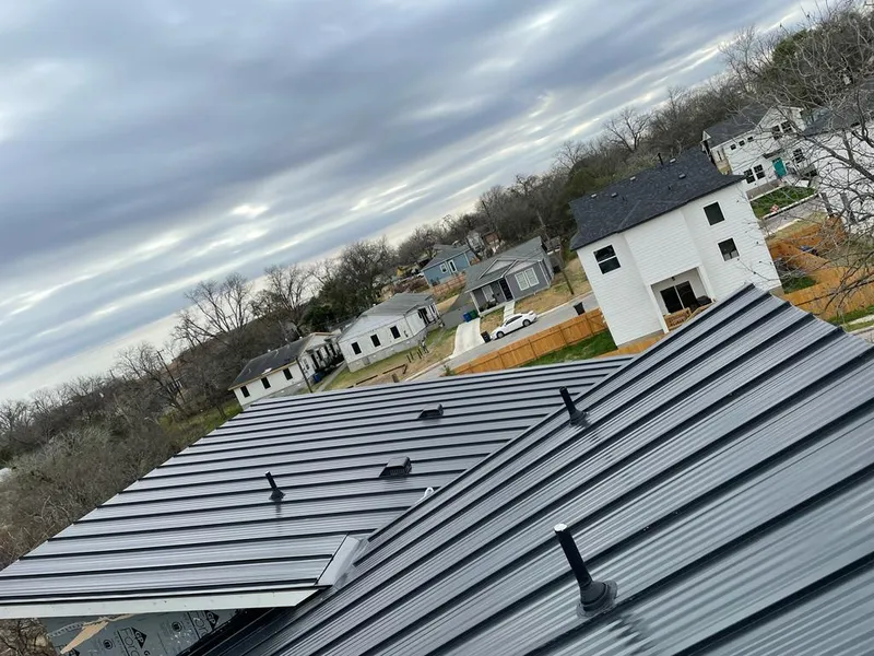 Standing seam metal roof panels with vents for Skylight Repair in Lyman